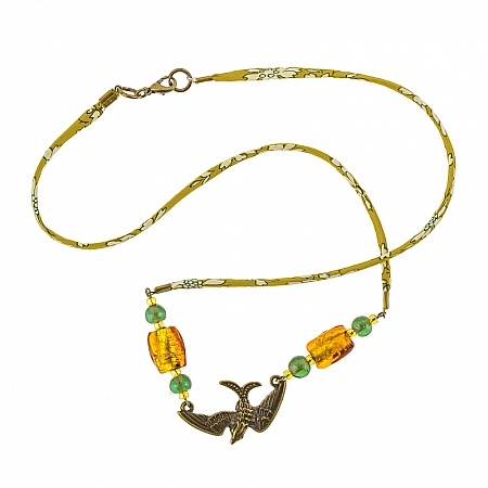 Tutorial! Make A Liberty And Swallow Bird Necklace