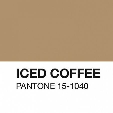 Colour Trend! Pantone Iced Coffee