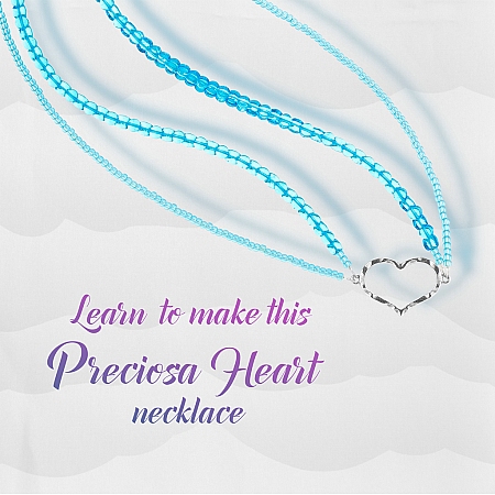 New Design! Preciosa Heart Necklace
