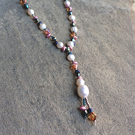 ♥ Friday Make! ♥ Rainbow Lariat Necklace ♥
