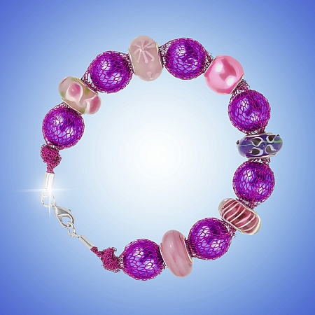 Friday Make! Create a Wire Mesh & Pearl Bracelet