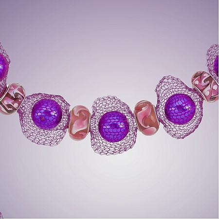 Wednesday Make! Create A Knitted Wire Mesh Necklace