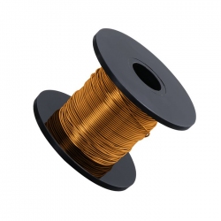 Light Gold Beading Copper Craft Wire 0.50mm 25 Metre Reel