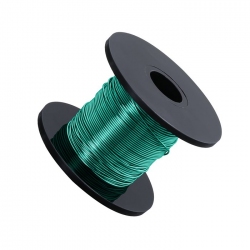 Teal Green Beading Copper Craft Wire 0.50mm 25 Metre Reel