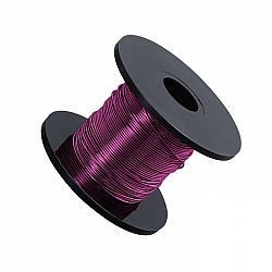 Violet Beading Copper Craft Wire 0.50mm 25 Metre Reel