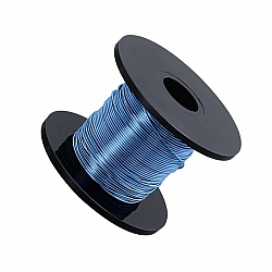 Blue Beading Copper Craft Wire 0.50mm 25 Metre Reel