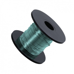 Ice Blue Beading Copper Craft Wire 0.50mm 25 Metre Reel