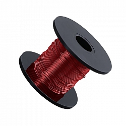 Red Beading Copper Craft Wire 0.50mm 25 Metre Reel