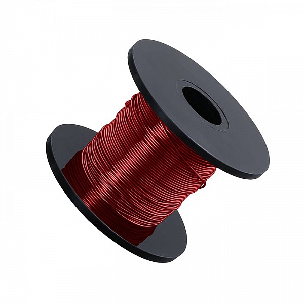Red Beading Copper Craft Wire 0.50mm 25 Metre Reel