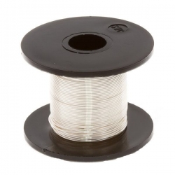 Antique Silver Beading Copper Craft Wire 0.50mm 25m Reel