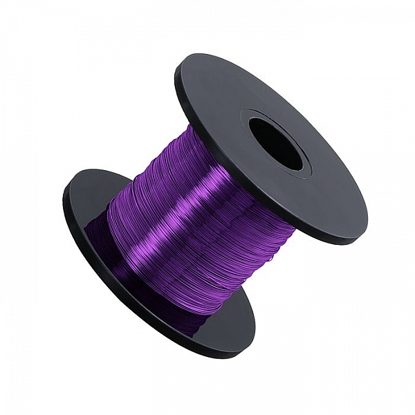 Dark Purple Beading Copper Craft Wire 0.20mm 175 Metres