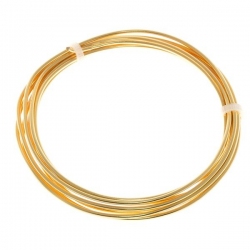 Bead Craft Wire Gilt on Copper 1.50mm - 1.75 Metres