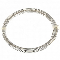 1.25mm Silver Plated Non Tarnish Copper Craft Wire - 3m