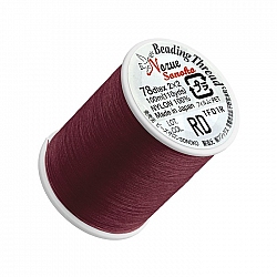 Nozue Sonoko Nylon Beading Thread 0.2mm Red 100 Metres