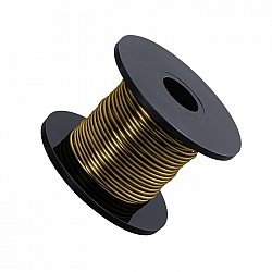 Gunmetal Coloured Beading Copper Craft Wire 0.90mm 8m