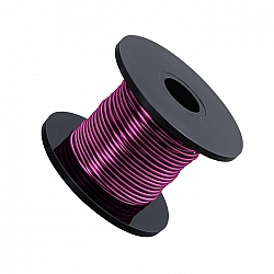 Violet Coloured Beading Copper Craft Wire 0.90mm 8 Metres