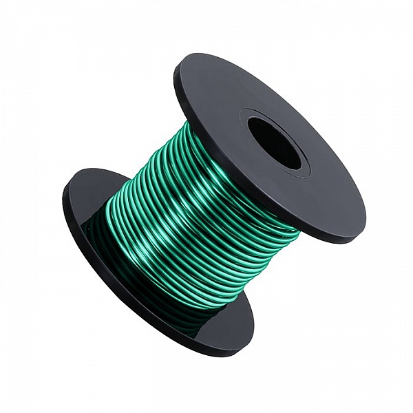 Teal Green Coloured Copper Craft Wire 0.90mm 8 Metres
