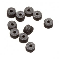Black Gunmetal Spacer Metal Washer Beads 5mm PK10