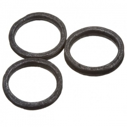 Gunmetal Black Raised Edge Jewellery Component 20mm PK3