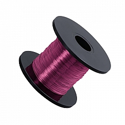 Violet Coloured Beading Copper Craft Wire 0.20mm 175m