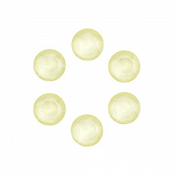 Swarovski 1088 XIRIUS Chatons Crystal Powder Yellow 6mm