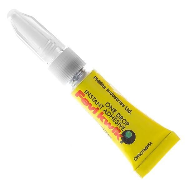 2g Fevi Kwik One Drop Instant Jewellery Glue Tube Pack of one