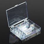 Small Transparent 7 Compartment Bead Storage Box 120mm PK1