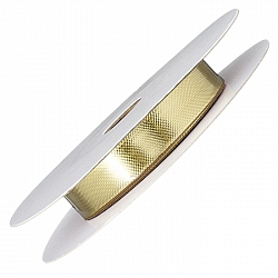 15mm Gold Lurex Lightly Woven Jewellery Ribbon 20m Reel
