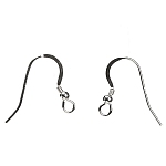Sterling Silver Fish Hook Ear Wires Ball And Spring 22mm