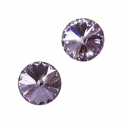 Swarovski 1122 Rivoli Crystal Stones Violet F 12mm PK2