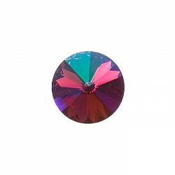 Swarovski 1122 Rivoli Stone Fuschia Purple Haze F 14mm