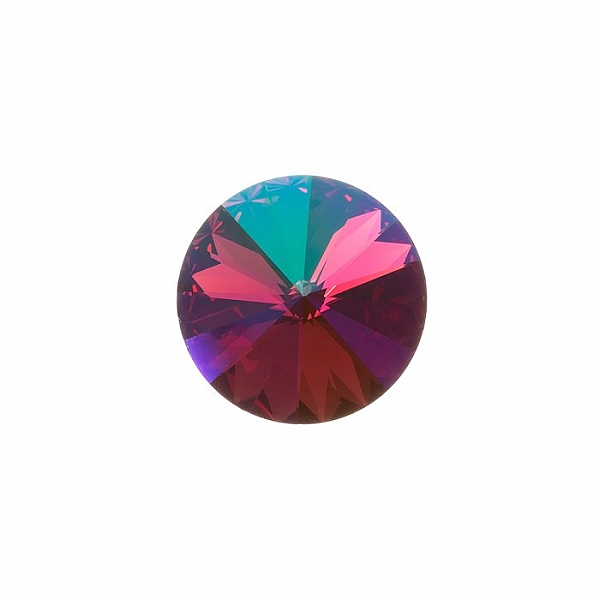 Swarovski 1122 Rivoli Stone Fuschia Purple Haze F 14mm