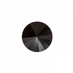 Swarovski 1122 Rivoli Crystal Stone Jet Hematite 14mm