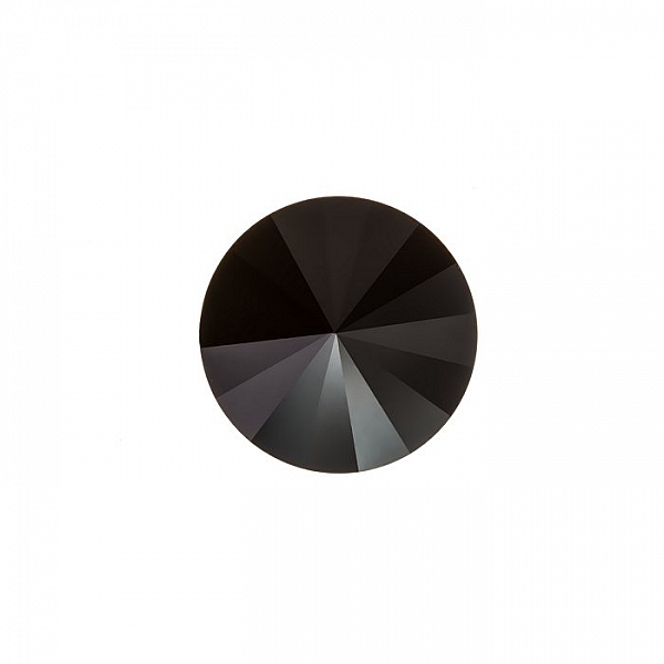 Swarovski 1122 Rivoli Crystal Stone Jet Hematite 14mm