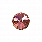 Swarovski 1122 Rivoli Crystal Rose Champagne F 14mm PK1