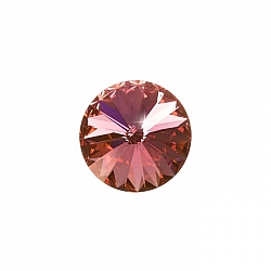 Swarovski 1122 Rivoli Crystal Rose Champagne F 14mm PK1