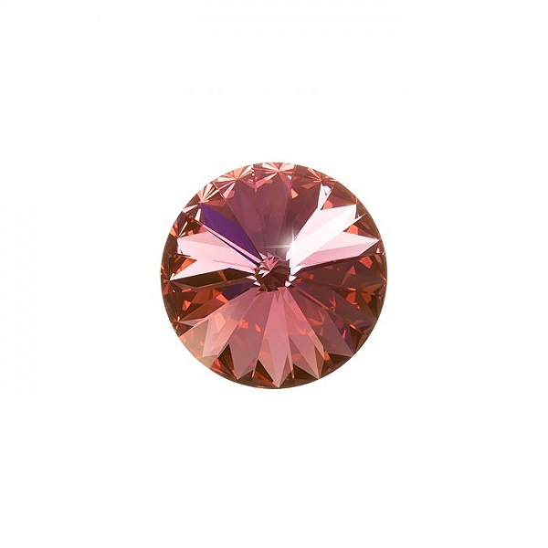 Swarovski 1122 Rivoli Crystal Rose Champagne F 14mm PK1