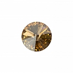 Swarovski 1122 Rivoli Crystal Golden Shadow F 14mm PK1