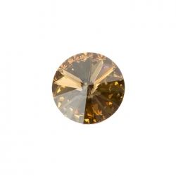Swarovski 1122 Rivoli Crystal Golden Shadow F 14mm PK1