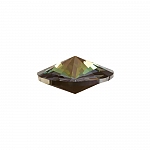 Swarovski 1122 Rivoli Round Stone Crystal Tabac - 14mm