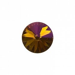 Swarovski 1122 Rivoli Stone Topaz Starlight F 14mm PK1