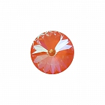 Swarovski 1122 Rivoli Crystal Ultra Orange AB 14mm PK1