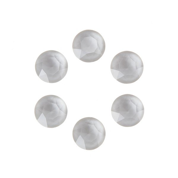 Swarovski 1088 XIRIUS Chatons Crystal Powder Grey 6mm