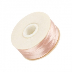 Nymo Size D Nylon Bead Weaving Thread - Baby Pink 64yd