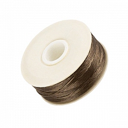 Nymo Size D Nylon Bead Weaving Thread - Brown 64yd