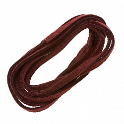 Ultra Micro Fibre Suede Claret Flat Cord 3x1.5mm - 1 Metre