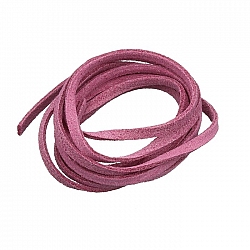 Ultra Micro Fibre Suede 3x1.5mm Mauve Flat Cord 1 Metre