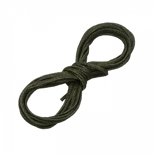 Waxed Polyester 1mm Dk Green Macrame Jewellery Cord 1m
