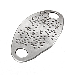 Antique Silver Buckle Design Oval Connector 47x28mm PK1