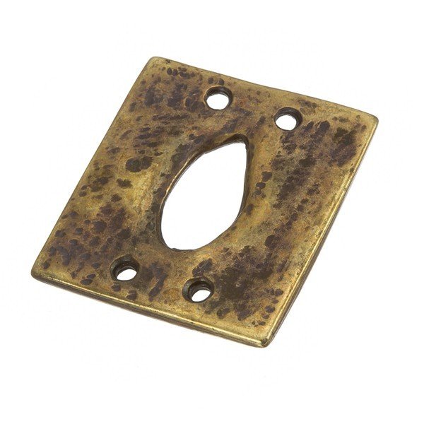 Large Antique Gold Four Holes Square Connector 29mm PK1